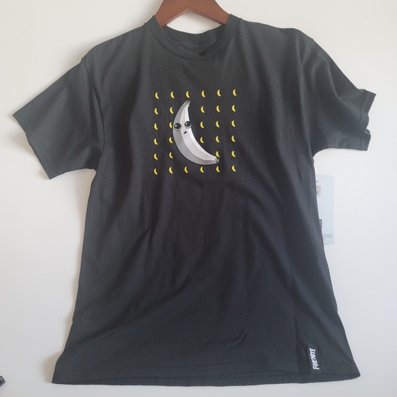 Fortnite 14/16 black T-shirt Peely Banana XL - Picture 5 of 5